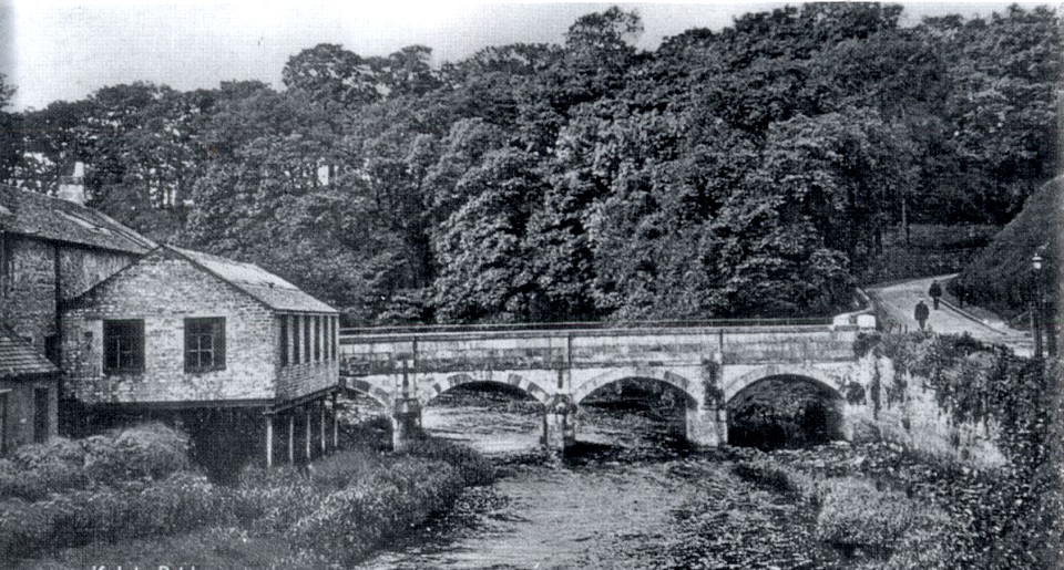 Dawsholm Mill on River Kelvin