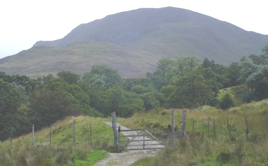 Ben Vorlich on ascent from Ardvorlich on Loch Earn