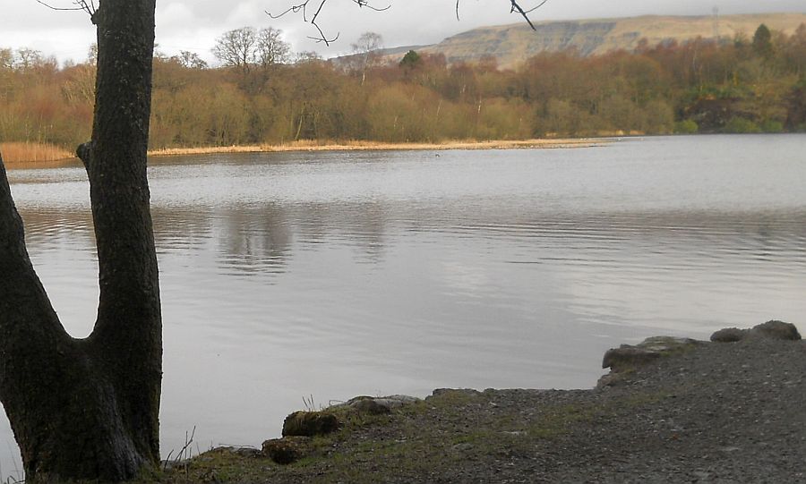 Campsie Fells from Mugdock Loch