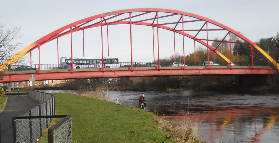 Bonhill Bridge over River Leven at Alexandria