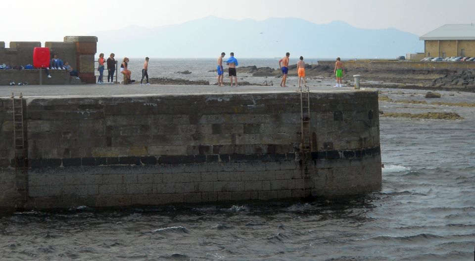 Harbour at Saltcoats on the Ayrshire Coast of Scotland