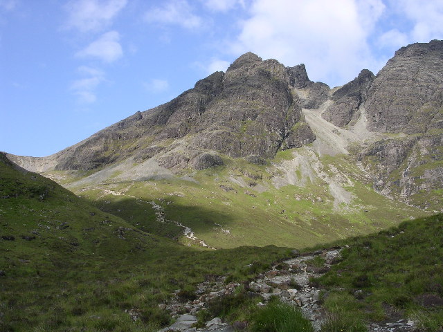 Blaven ( Bla Bheinn ) on Isle of Skye in Western Islands of Scotland