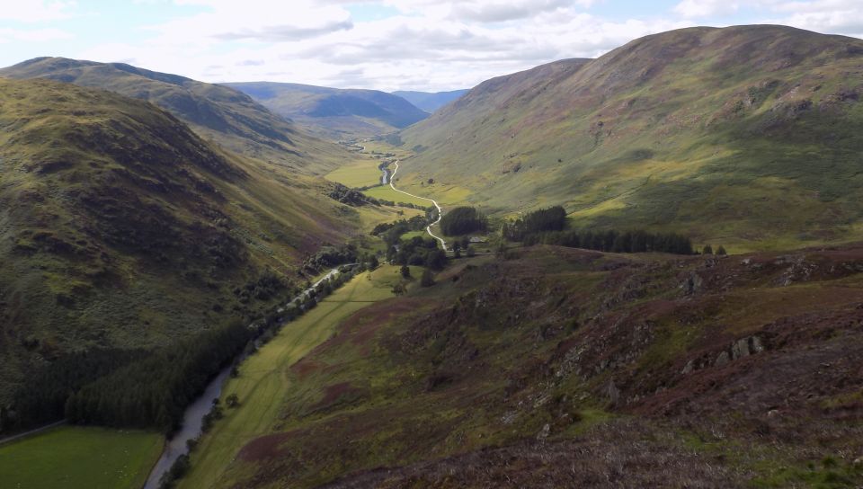 Newton Bridge and Glen Almond from Dun Mor Ridge