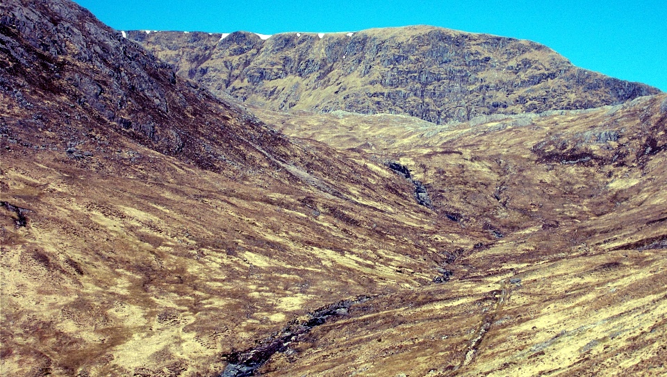 Sron na Giubhas ridge of Stob Ghabhar above Allt Toaig