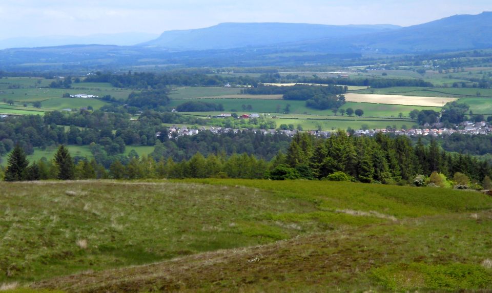 Helensburgh on Firth of Clyde on ascent to Ben Bowie