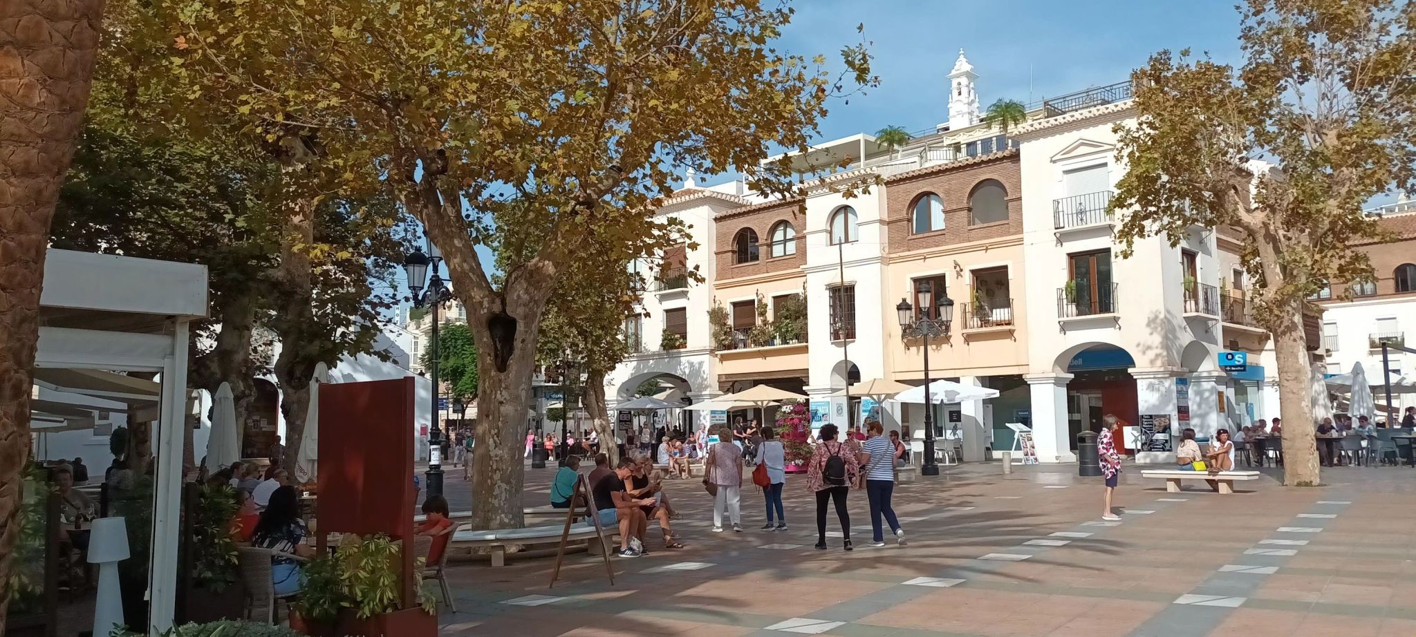 Nerja on the Costa del Sol in Andalucia in Southern Spain