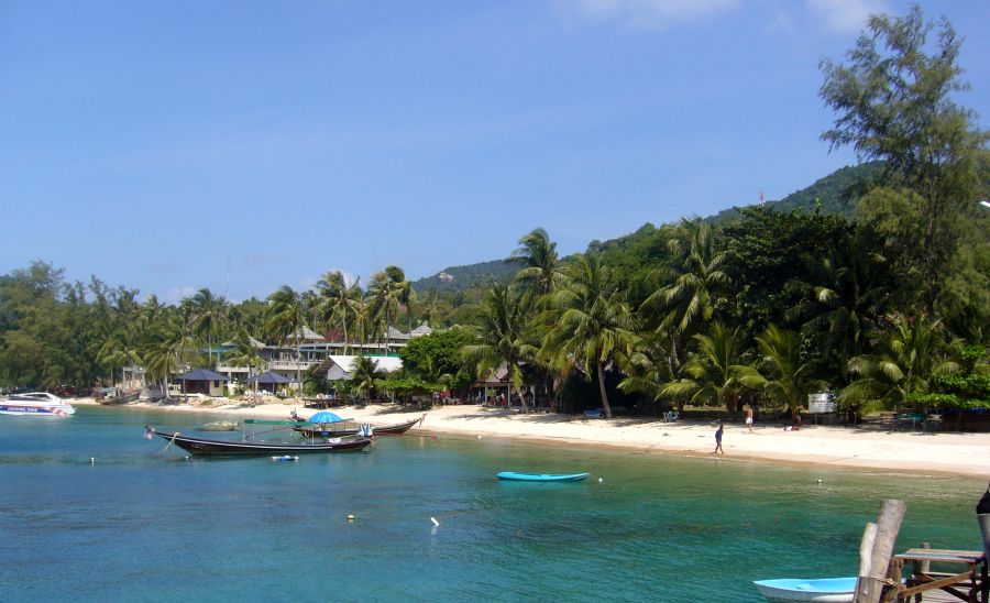 Beach on Koh Tao in Southern Thailand