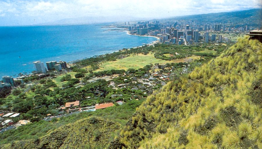 Waikiki Coast from Diamond Head