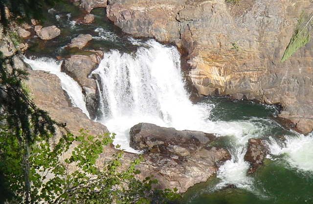 Moyie Falls in Idaho, USA