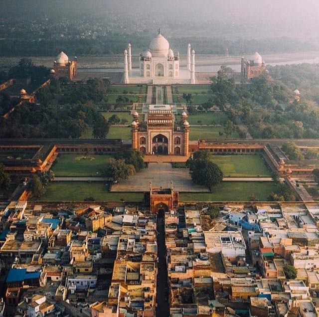 Taj Mahal in Agra, India - the finest example of Mughal architecture